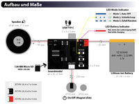 MP3 Soundmodul mit Magnetschalter